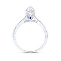 Load image into Gallery viewer, 1CTW-DIA ANA M 3/4CT-PEAR ENGAGEMENT RING
