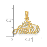 Load image into Gallery viewer, 14k #1 AUNTIE Charm
