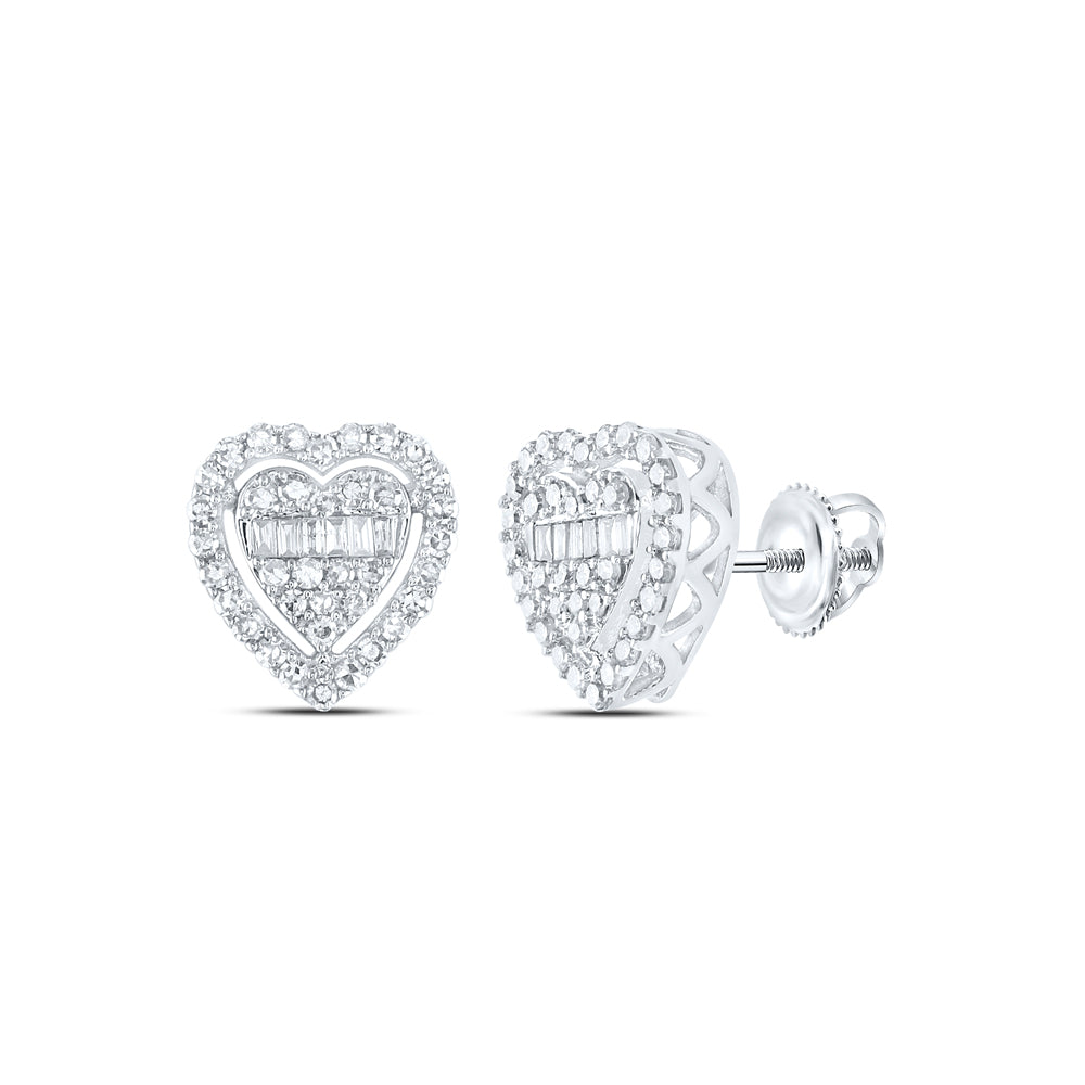 1/2CTW-DIA NK HEART EARRING