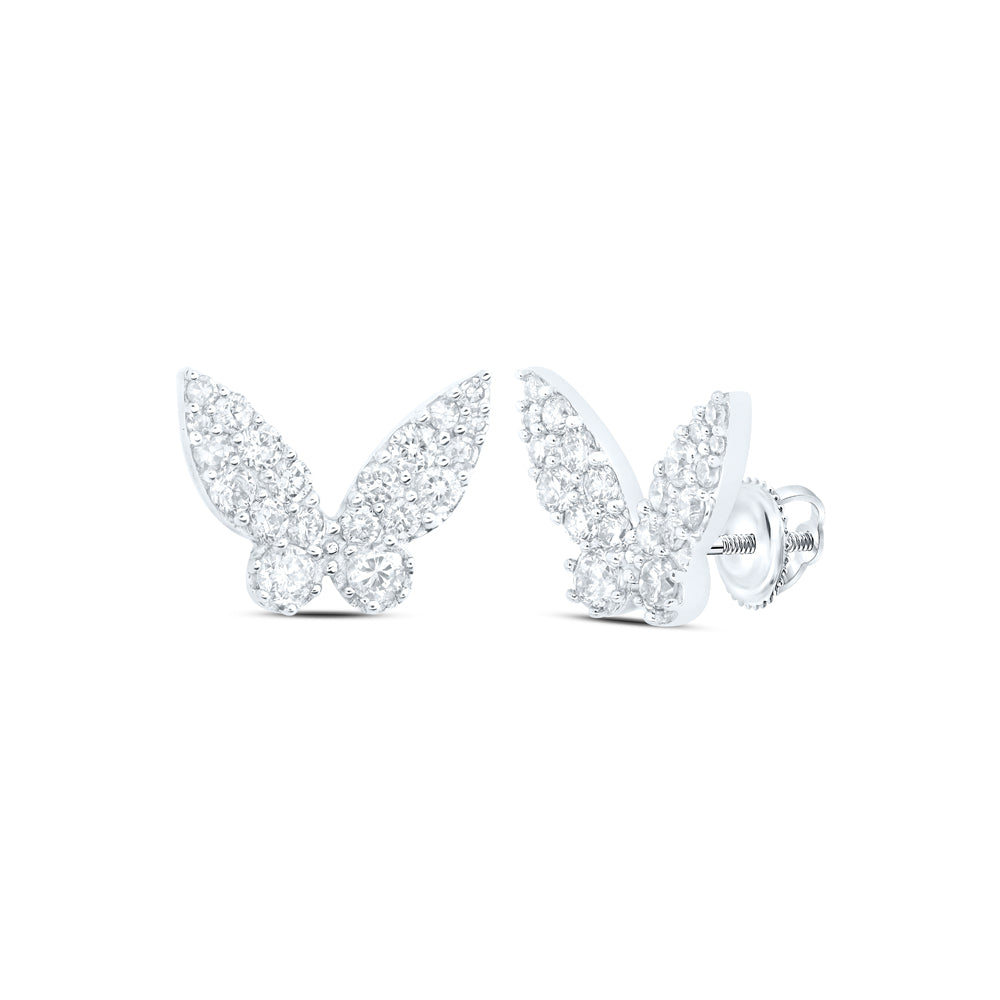 1/2CTW-DIA NK FASHION BUTTERFLY EARRING