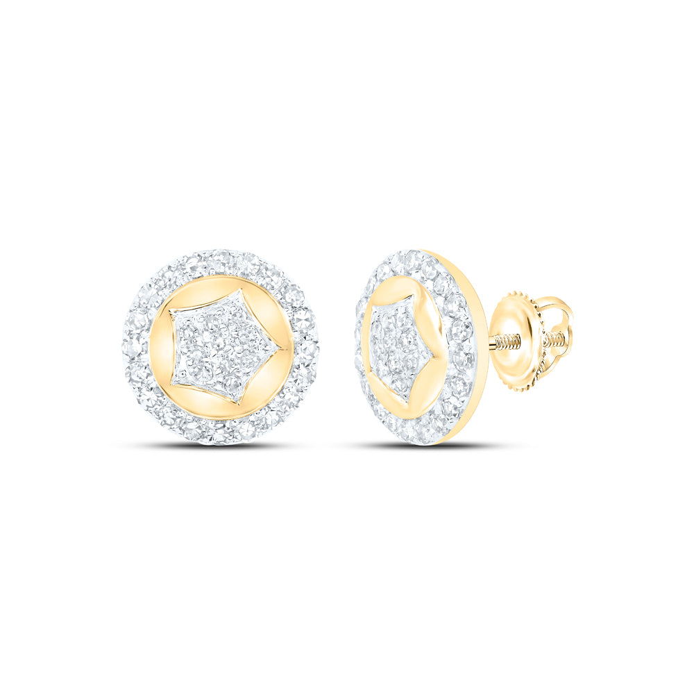 1/4CTW-DIA NK FASHION ROUND SHAPE EARRING