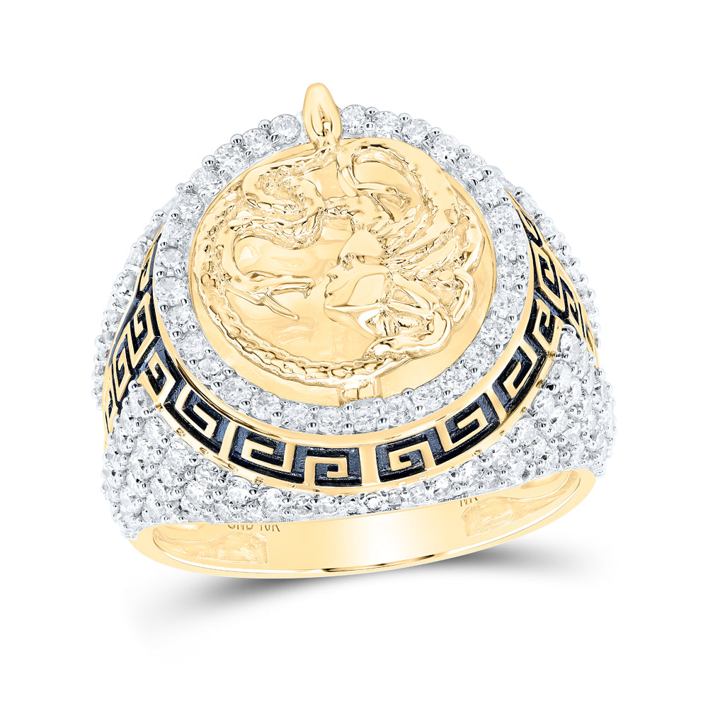 1 3/4CTW-DIA NK MENS RING