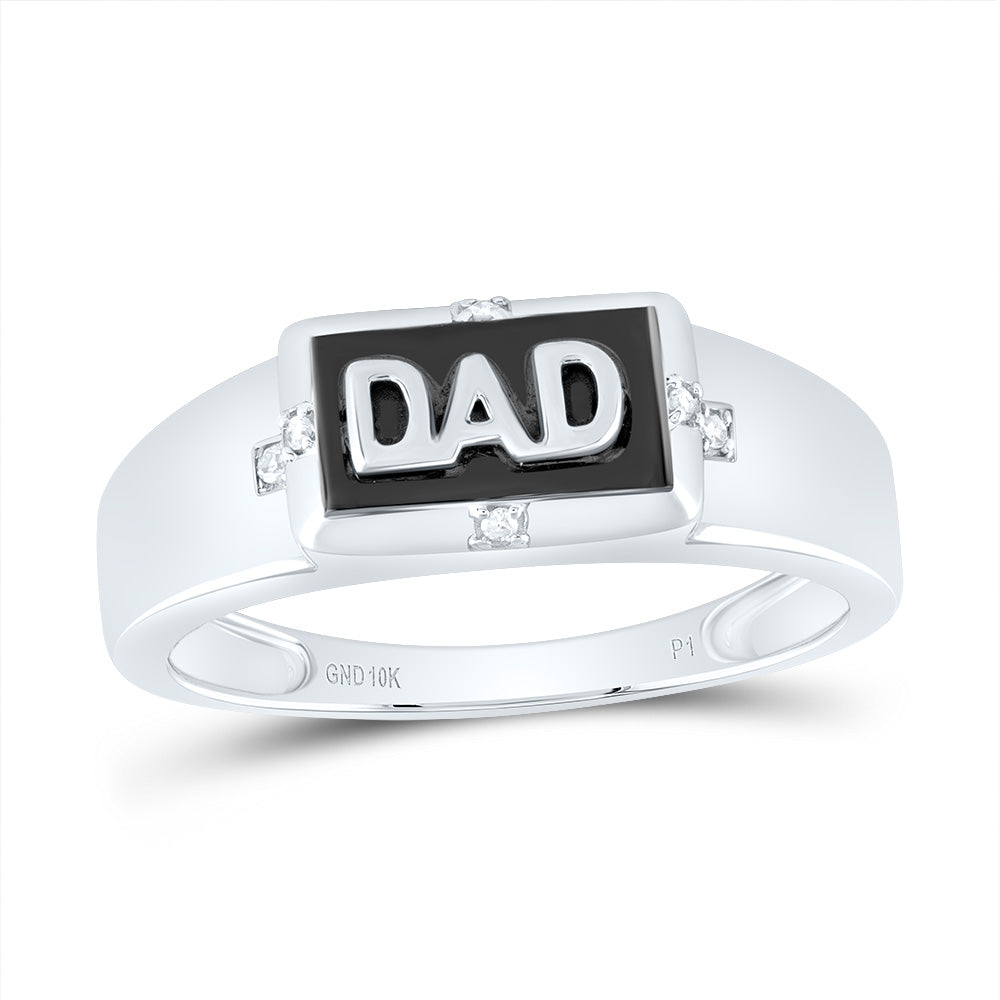 0.03CTW-DIA P1 DAD MENS RING