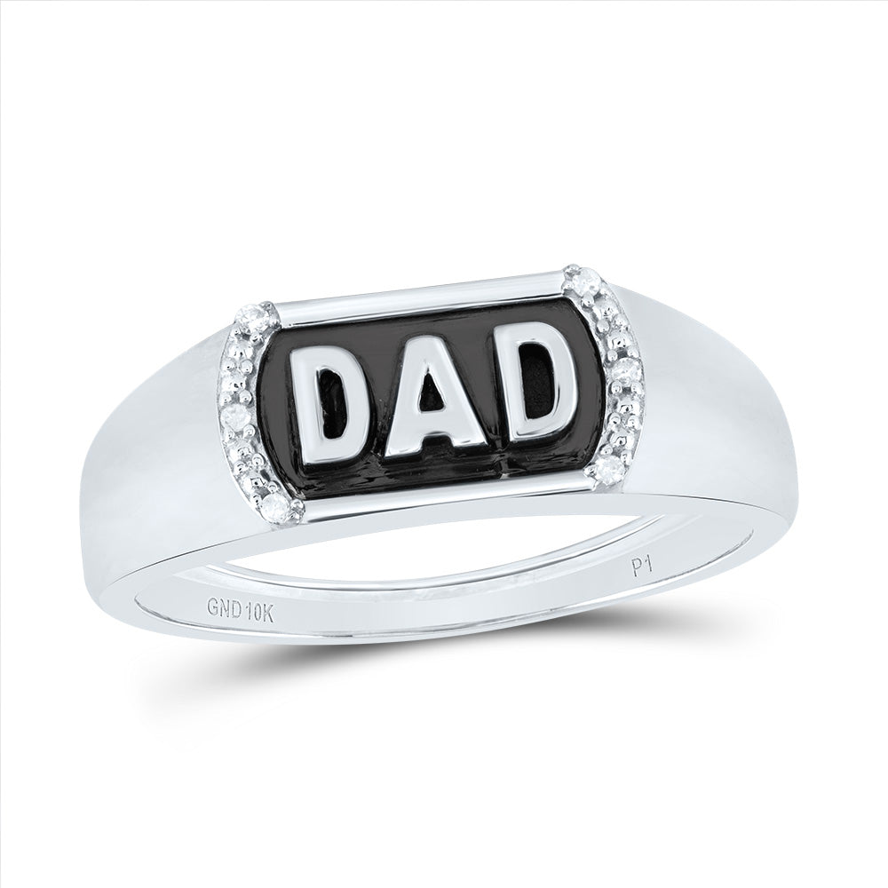 0.024CTW-DIA P1 DAD MENS RING