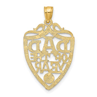 Load image into Gallery viewer, 14k DAD OF THE YEAR PLAQUE Charm

