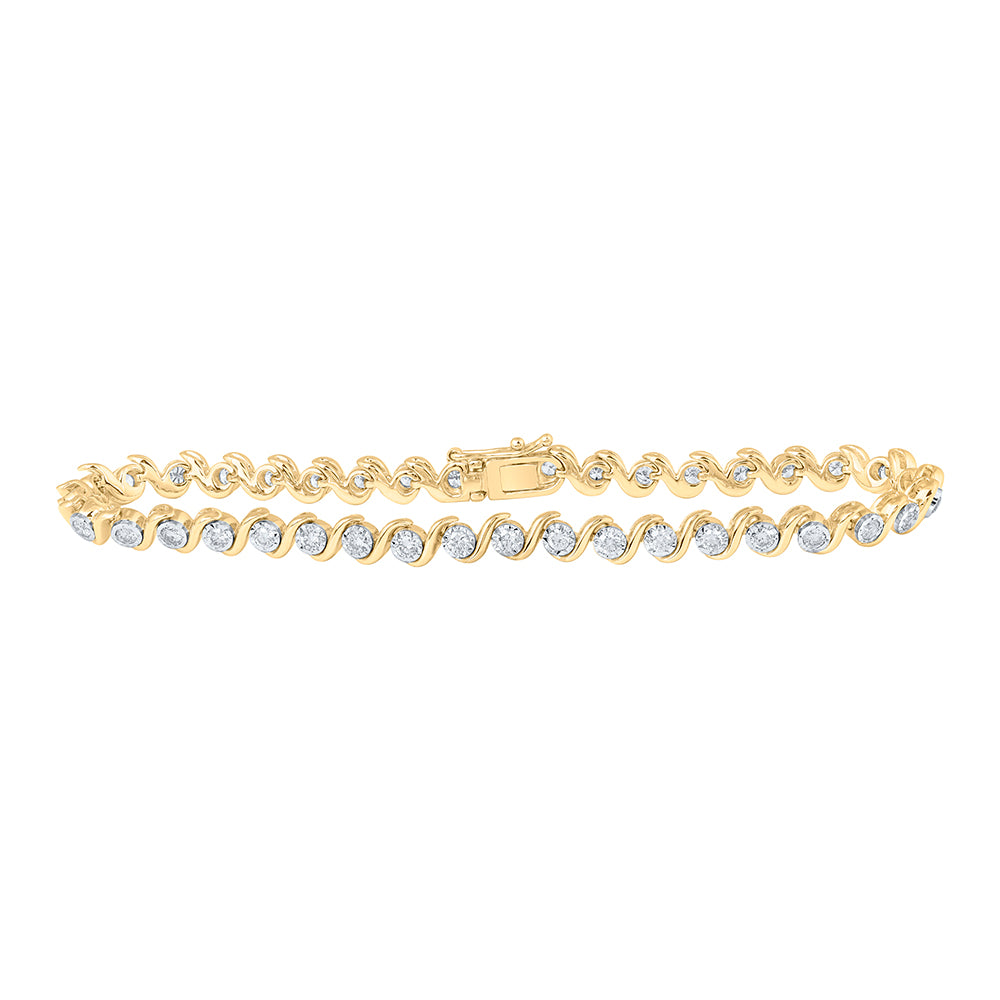 1 1/2CTW-DIA NK BRACELET (7 INCH)