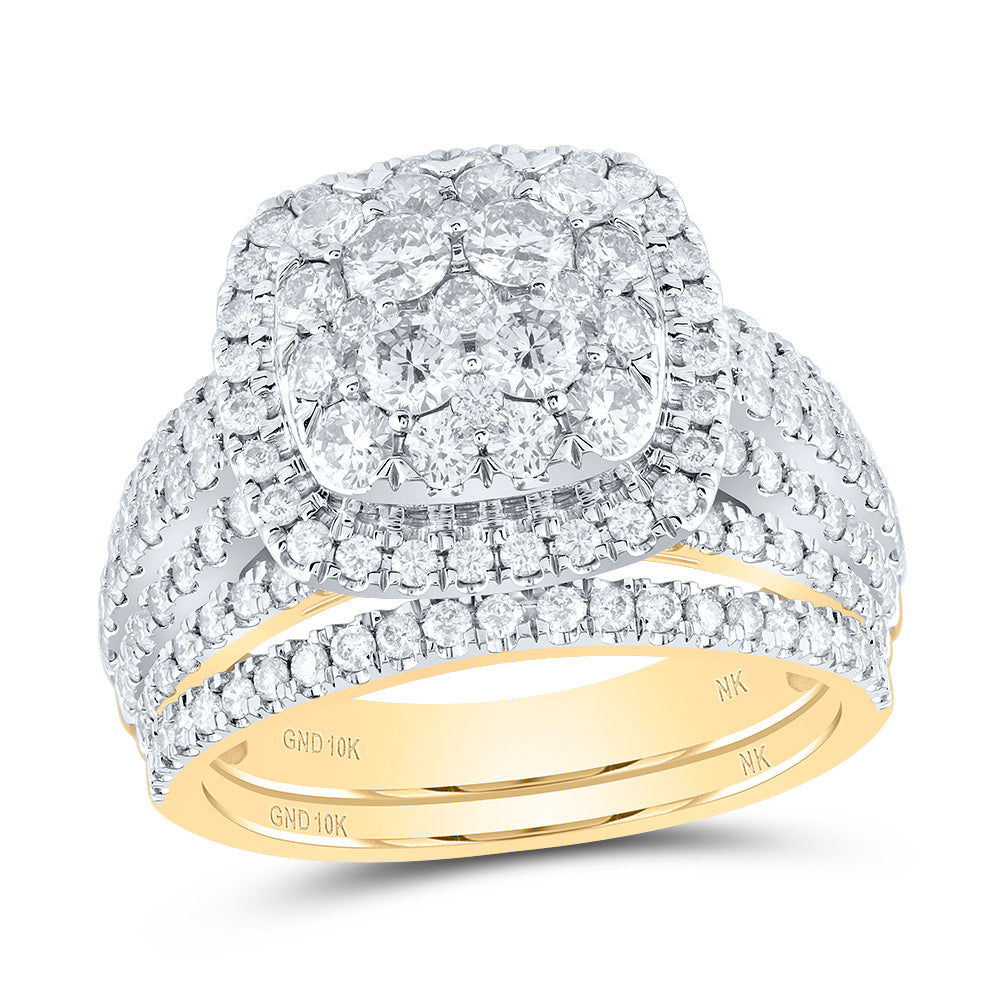 2CTW-DIA NK BRIDAL SET