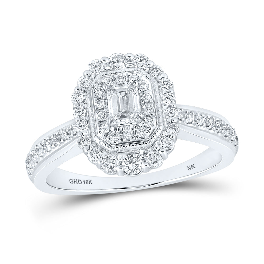 5/8CTW-DIA NK 1/5CT-CEMRD ENGAGEMENT DOUBLE HALO RING