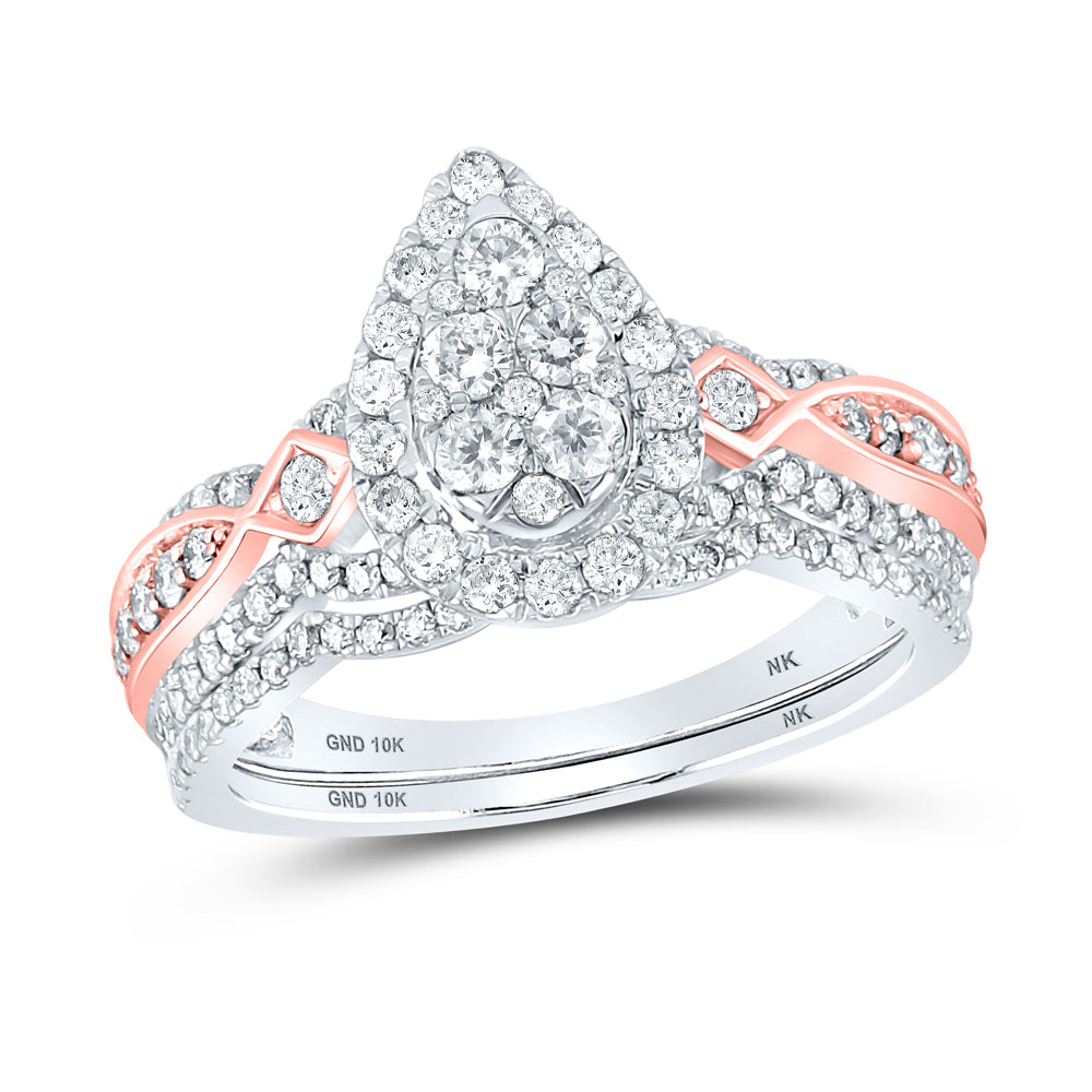 1CT-DIA NK BRIDAL SET