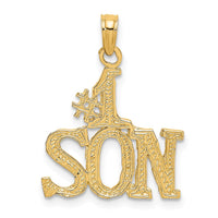 Load image into Gallery viewer, 14k #1 SON Charm
