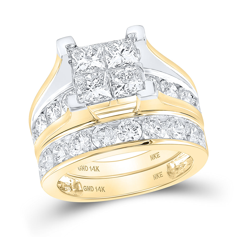 4CT-DIA NKE TESSERA INVISIBLE BRIDAL SET