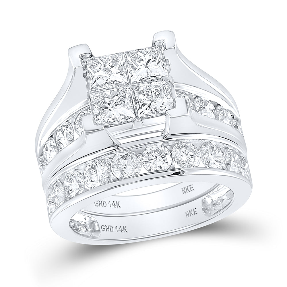 4CT-DIA NKE TESSERA INVISIBLE BRIDAL SET
