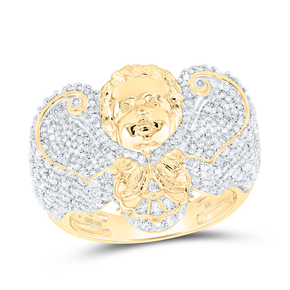 2 3/4CTW-DIA NK MENS RING