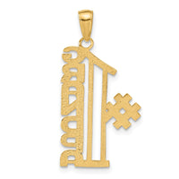 Load image into Gallery viewer, 14k #1 GRANDPA Pendant
