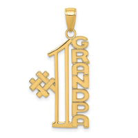 Load image into Gallery viewer, 14k #1 GRANDPA Pendant

