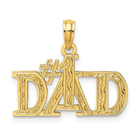 Load image into Gallery viewer, 14k #1 DAD Charm
