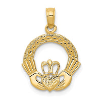 Load image into Gallery viewer, 14k Claddagh Charm
