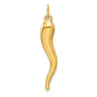Load image into Gallery viewer, 14k 3D Italian Horn Charm
