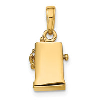 Load image into Gallery viewer, 14k 3-D Moveable Slot Machine Pendant
