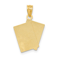 Load image into Gallery viewer, 14k Ace of Hearts and King of Hearts ALL IN! Cards Pendant
