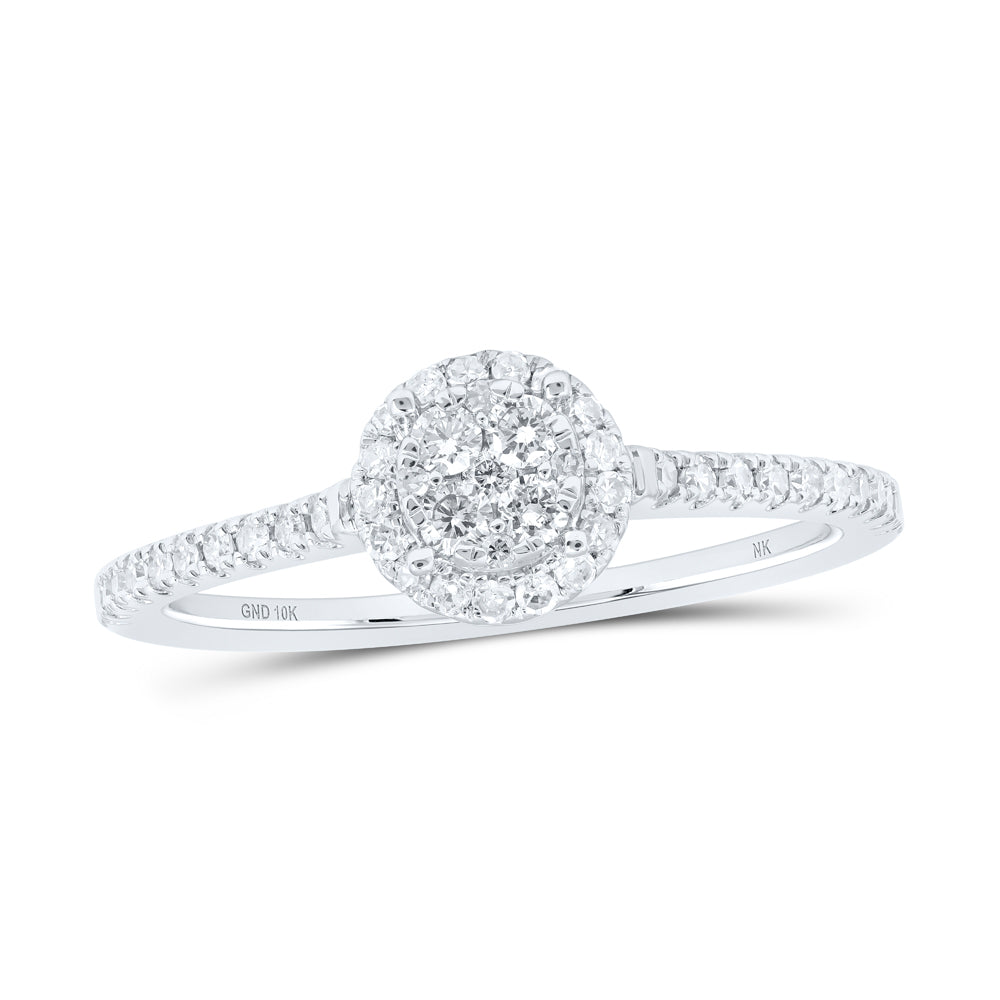 1/3CTW-DIA NK ROUND RING