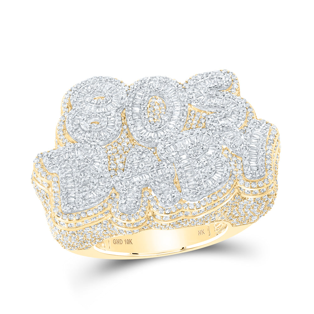 6CTW-DIA NK 80S BABY MENS RING