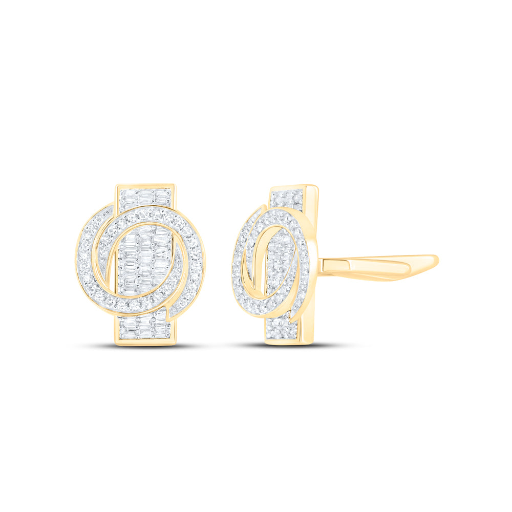 1CTW-DIA NK CUFF LINK