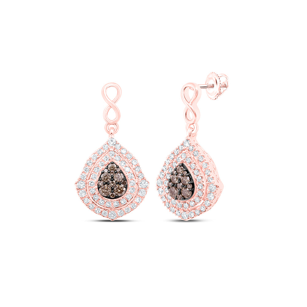 1CTW-DIA COGNAC GIFT EARRING