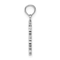 Load image into Gallery viewer, 14k White Gold Snowflake Pendant
