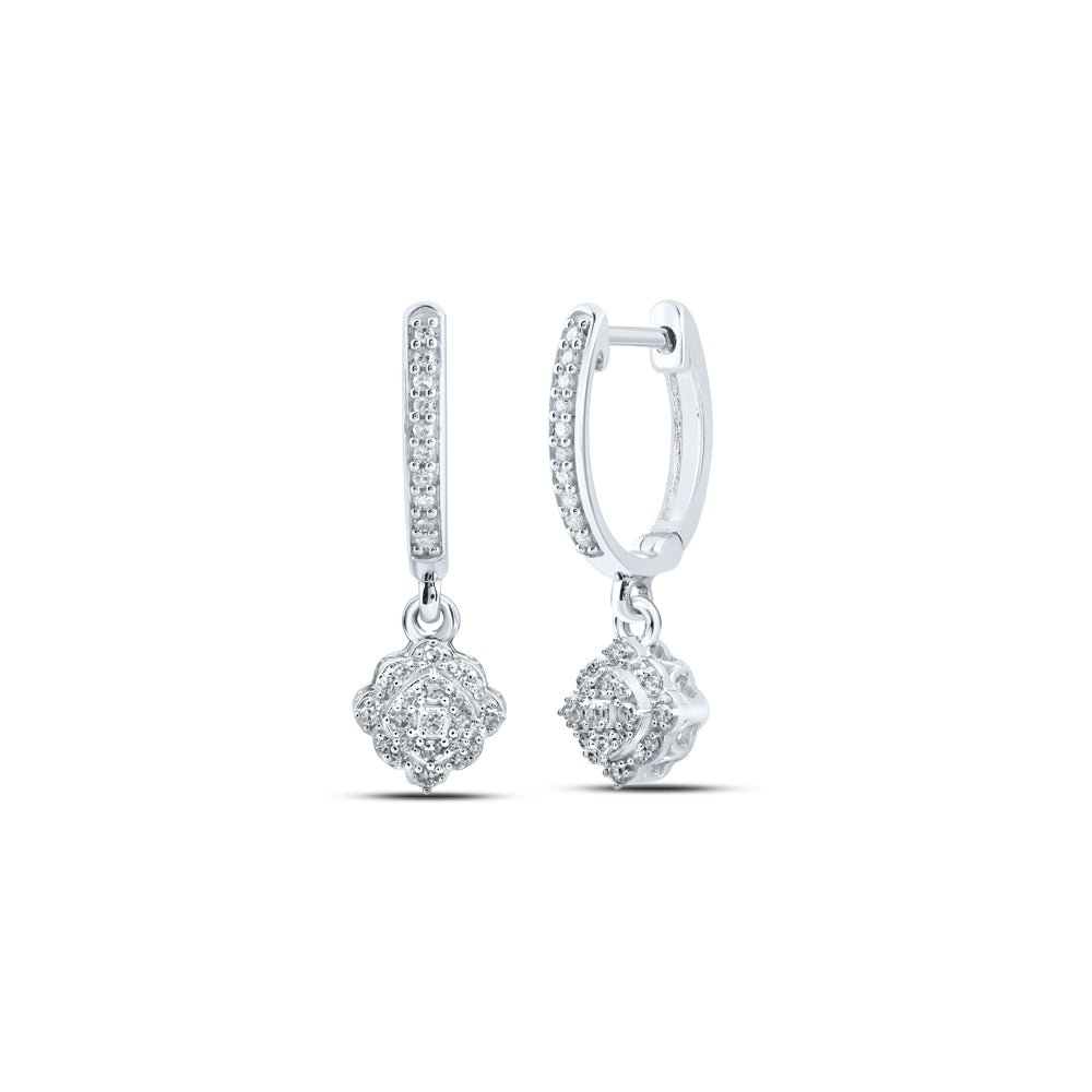 1/4CTW-DIA NK GIFT DANGLING EARRING