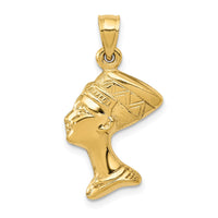 Load image into Gallery viewer, 14k 3-D Nefertiti Pendant
