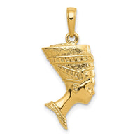 Load image into Gallery viewer, 14k 3-D Nefertiti Pendant
