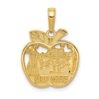 Load image into Gallery viewer, 14k NEW YORK City Skyline in Apple Pendant
