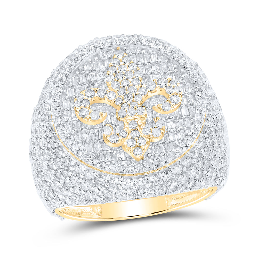 5 3/4CTW-DIA NK MENS RING