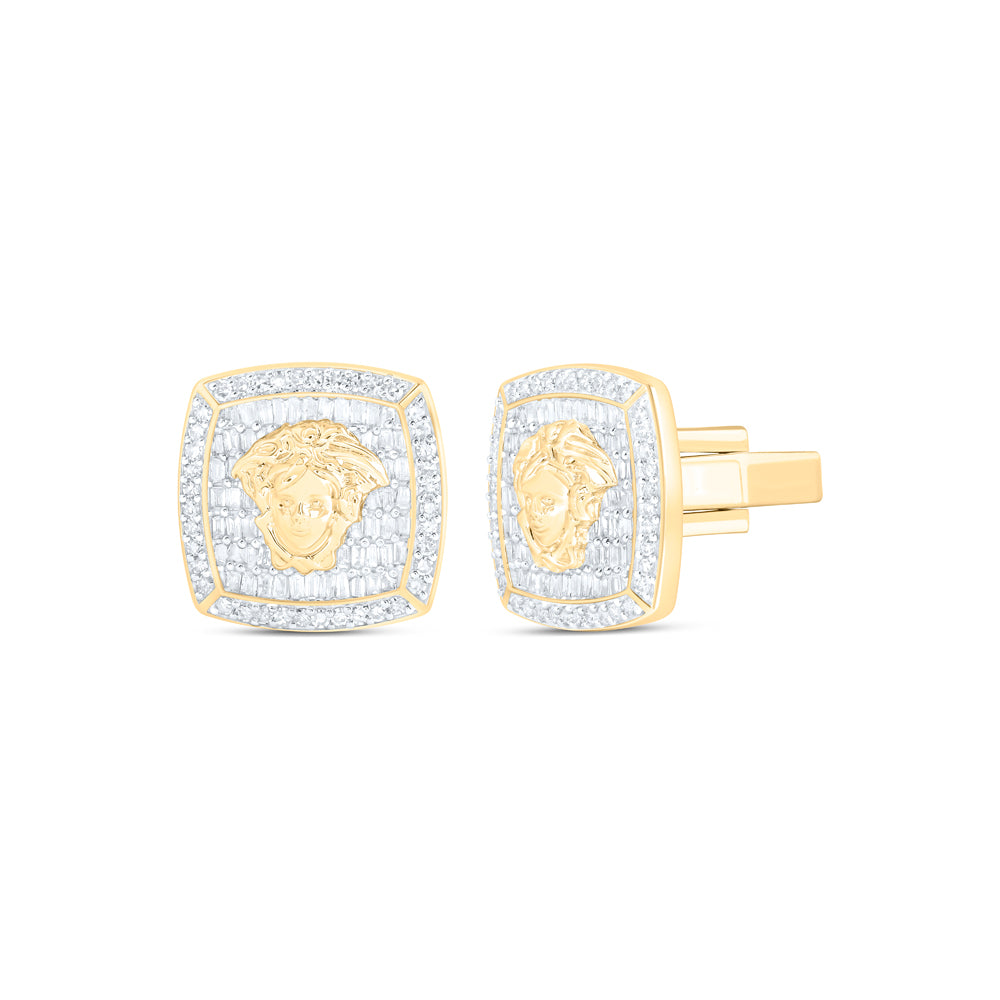 1CTW-DIA NK CUFF LINK