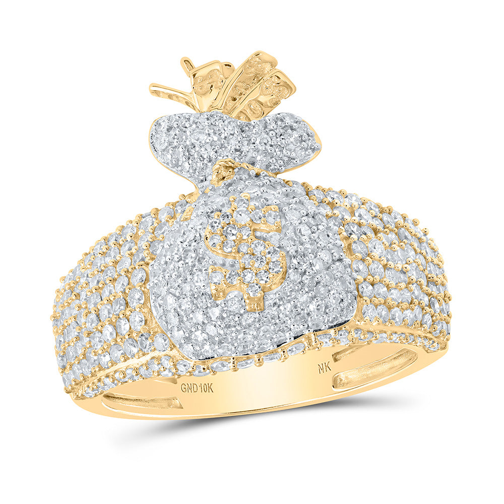 1 7/8CTW-DIA NK MENS RING
