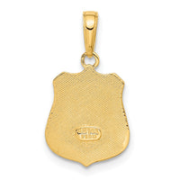 Load image into Gallery viewer, 14k POLICE Badge Pendant
