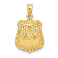 Load image into Gallery viewer, 14k POLICE Badge Pendant

