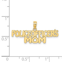 Load image into Gallery viewer, 14k POLICE OFFICER&#39;S MOM Charm
