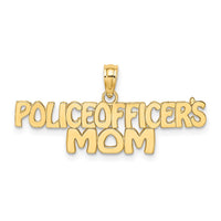 Load image into Gallery viewer, 14k POLICE OFFICER&#39;S MOM Charm
