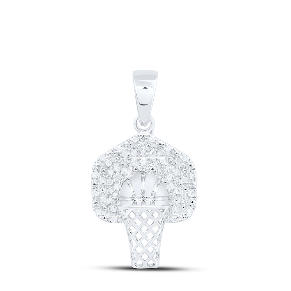 1/3CTW DIA P4 GIFT BASKETBALL PENDANT