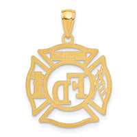 Load image into Gallery viewer, 14k FD MEMBER in Shield Pendant
