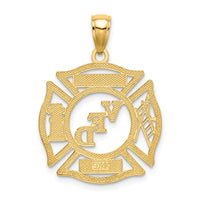 Load image into Gallery viewer, 14k VFD Ladies AUX  Shield Charm
