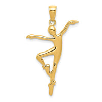 Load image into Gallery viewer, 14k Ballet Dancer Pendant
