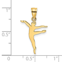 Load image into Gallery viewer, 14k Polished Dancer Charm
