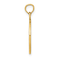 Load image into Gallery viewer, 14k Dancer in Circle Frame Charm
