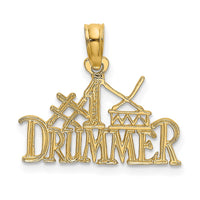 Load image into Gallery viewer, 14K #1 DRUMMERCharm
