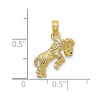 Load image into Gallery viewer, 14k 3-D Aries Zodiac Charm
