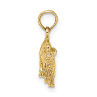 Load image into Gallery viewer, 14k 3-D Taurus Zodiac Charm
