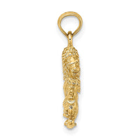 Load image into Gallery viewer, 14k 3-D Leo Zodiac Charm
